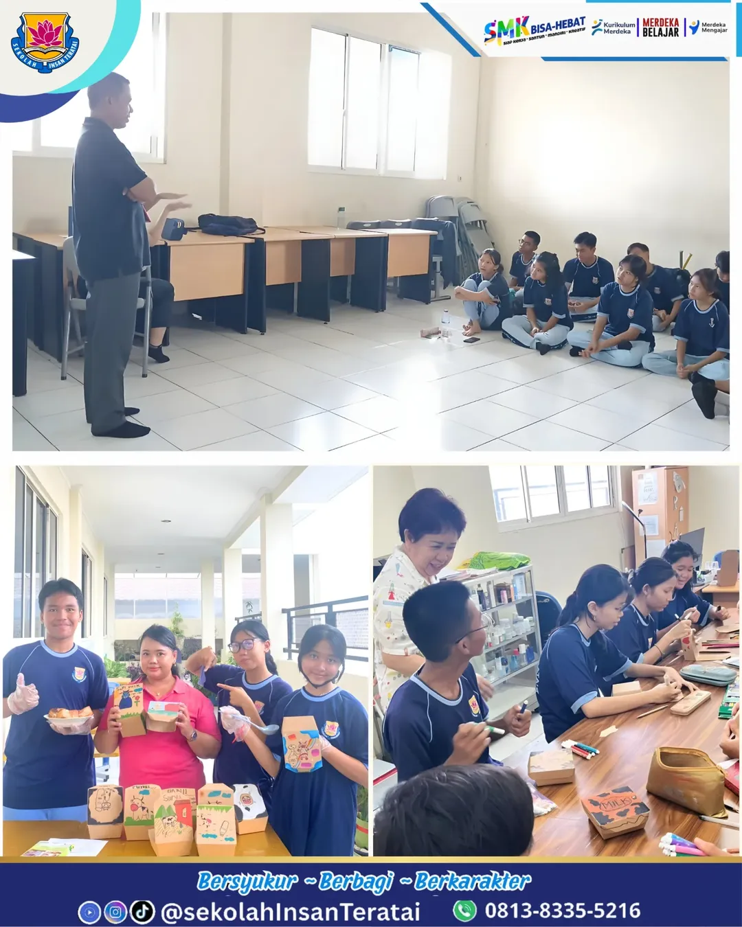 kegiatan Kelas Integrasi SMK INSAN TERATAI Dengan tema “Inovasi Produk Olahan Susu Sapi”