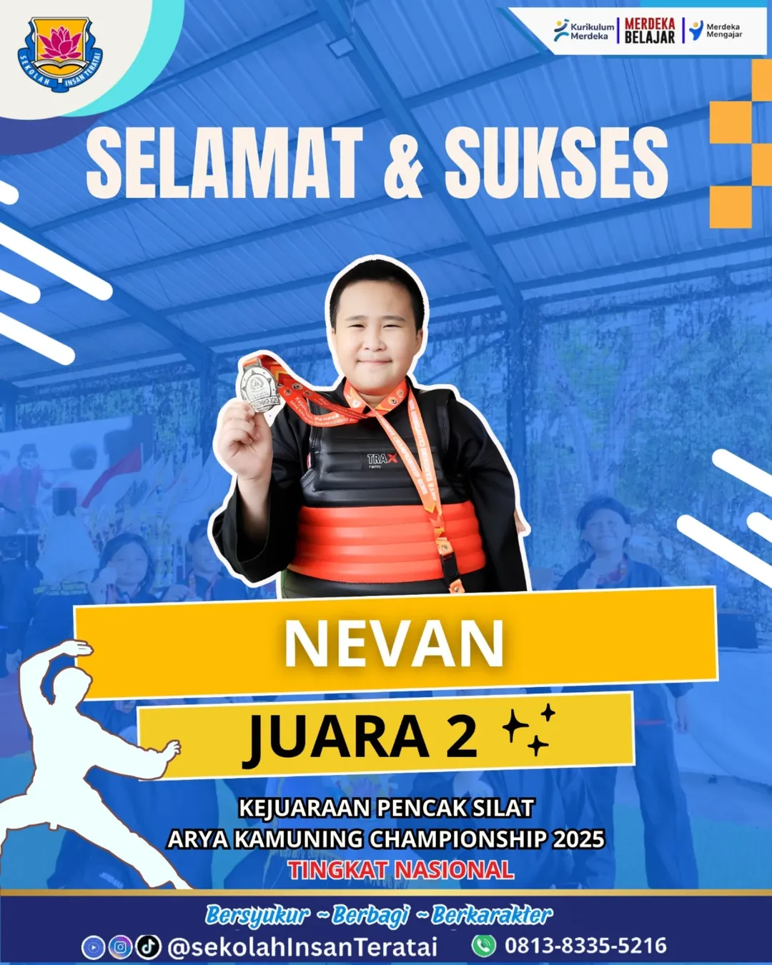 KEJUARAAN PENCAK SILAT ARYA KAMUNING CHAMPIONSHIP 2025 TINGKAT NASIONAL