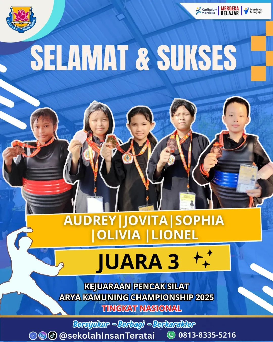 KEJUARAAN PENCAK SILAT ARYA KAMUNING CHAMPIONSHIP 2025 TINGKAT NASIONAL